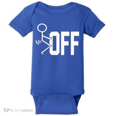 Funny Fuck Off Meme Baby Bodysuit