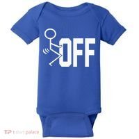 Funny Fuck Off Meme Baby Bodysuit thumb 0