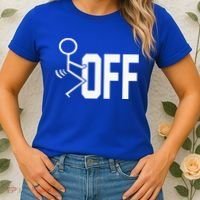 Funny Fuck Off Meme Women's T-Shirt thumb 2