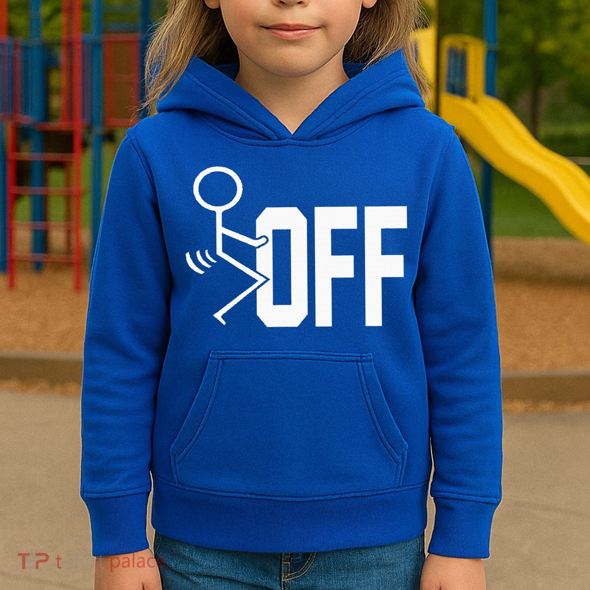 Funny Fuck Off Meme Kids Hoodie