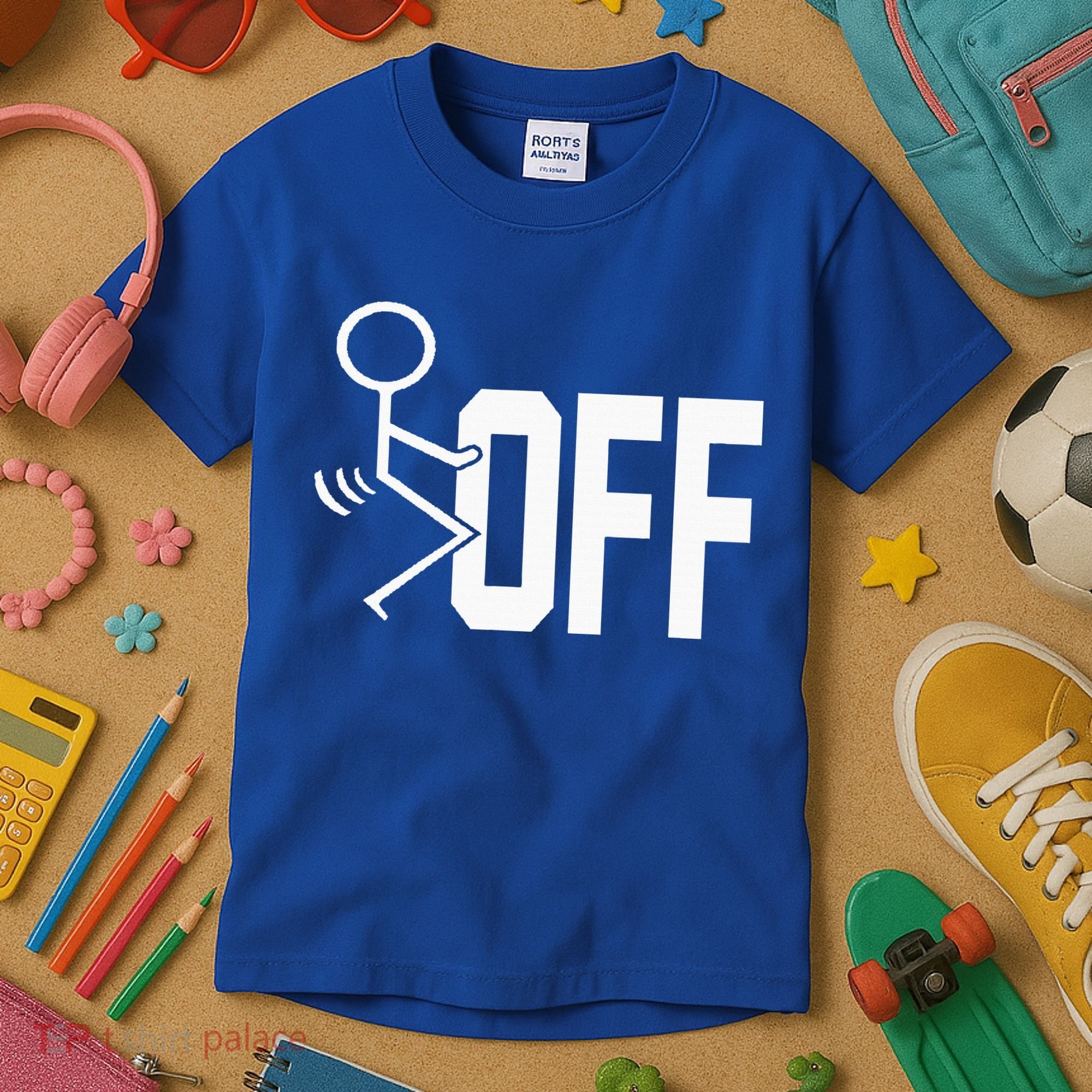 Funny Fuck Off Meme Kids T-Shirt
