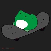 Funny Frog On Skateboard Women's Sweatshirt thumb 2
