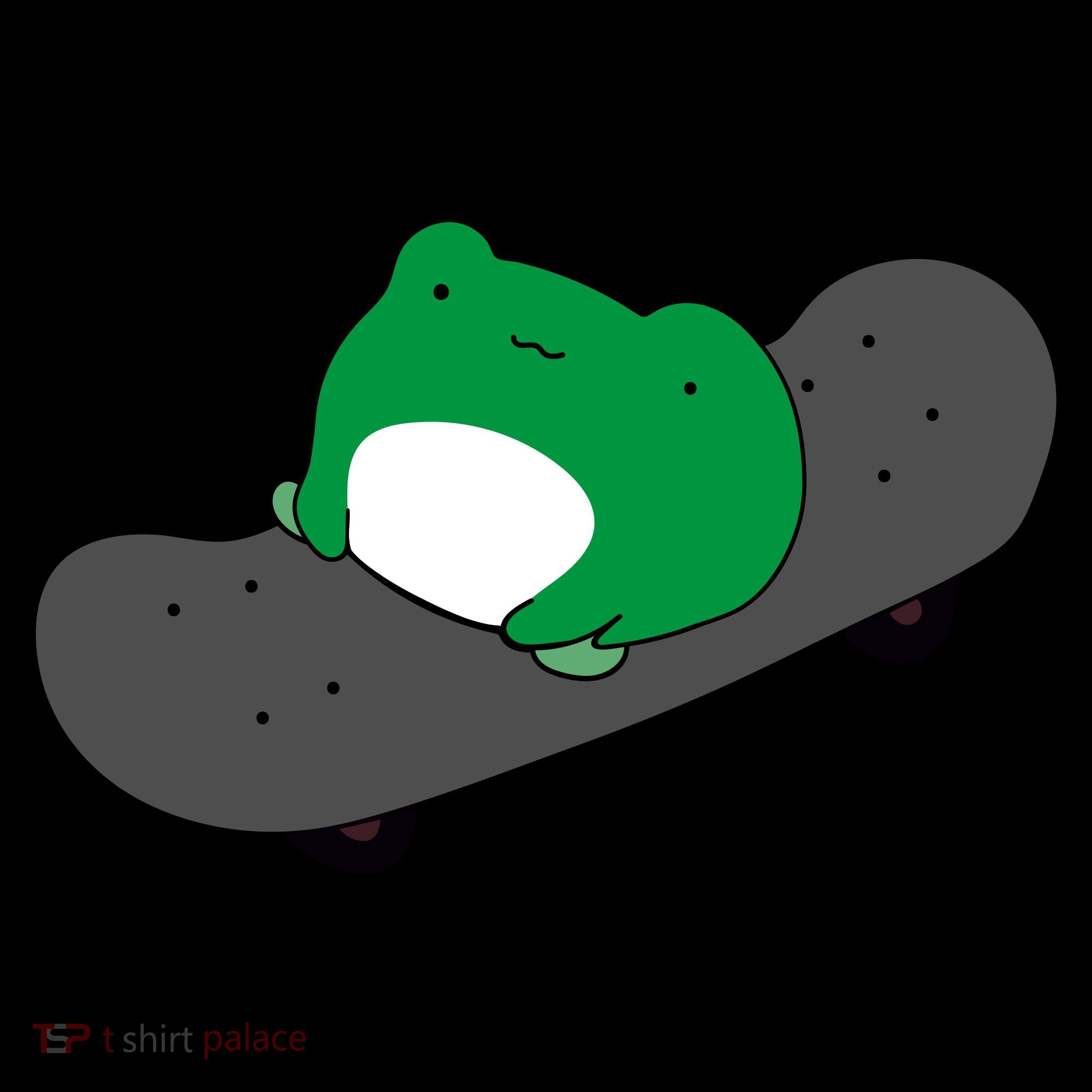 Funny Frog On Skateboard Backpack