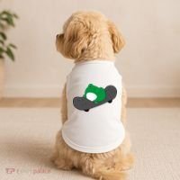 Funny Frog On Skateboard Doggie Tank thumb 2