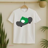 Funny Frog On Skateboard T-Shirt thumb 2