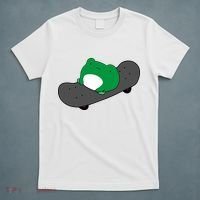 Funny Frog On Skateboard T-Shirt thumb 5