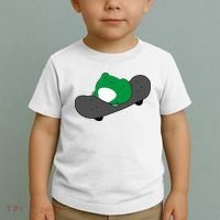 Funny Frog On Skateboard Toddler T-Shirt thumb 2