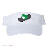 Funny Frog On Skateboard Visor thumb 0