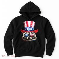 Funny Fourth Of July Fireworks Raccoon Hoodie thumb 0