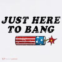 Funny Fourth Of July 4th Of July Im Just Here To Bang Women's Hoodie thumb 2