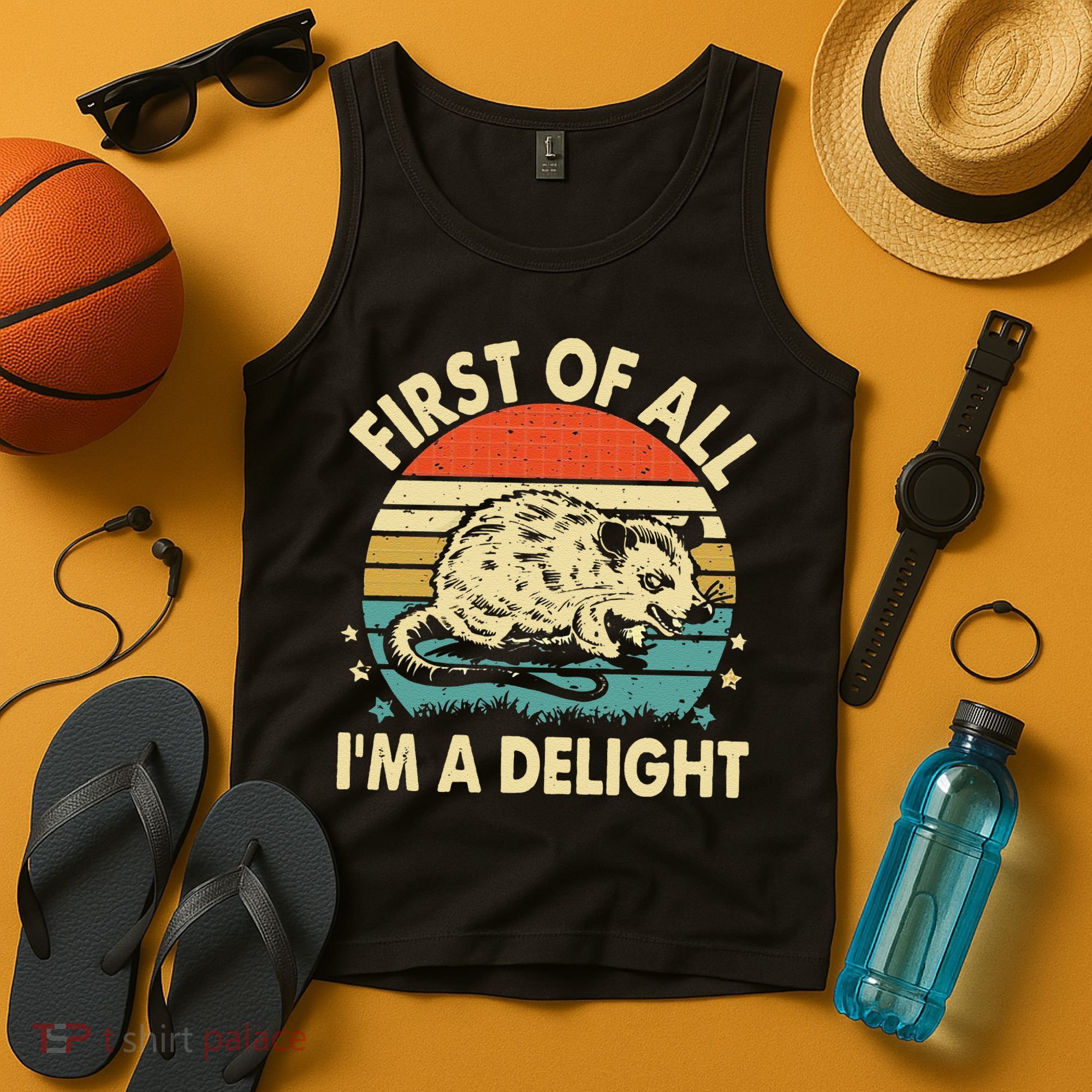 Funny First Of All IM A Delight Gift Tank Top
