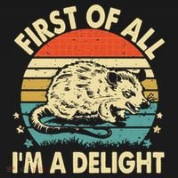 Funny First Of All IM A Delight Gift Visor thumb 3