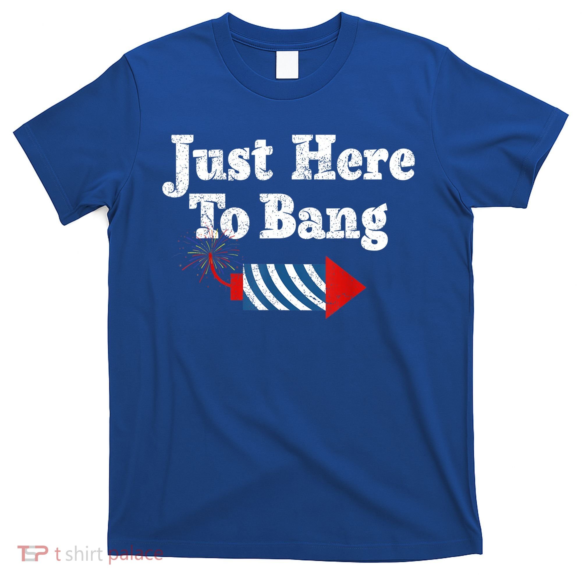 Funny Fourth Of July 4th Of July I'm Just Here To Bang T-Shirt