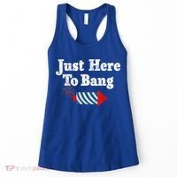 Funny Fourth Of July 4th Of July I'm Just Here To Bang Women's Tank Top thumb 0