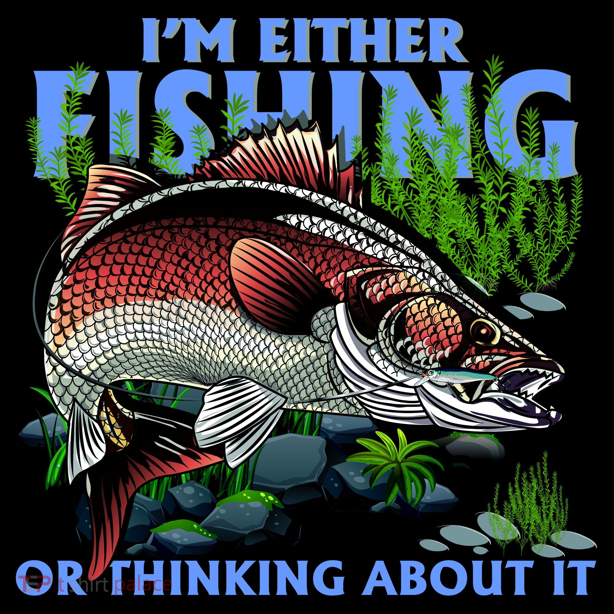 Funny Fishing Or Thinking About It Coffee Mug