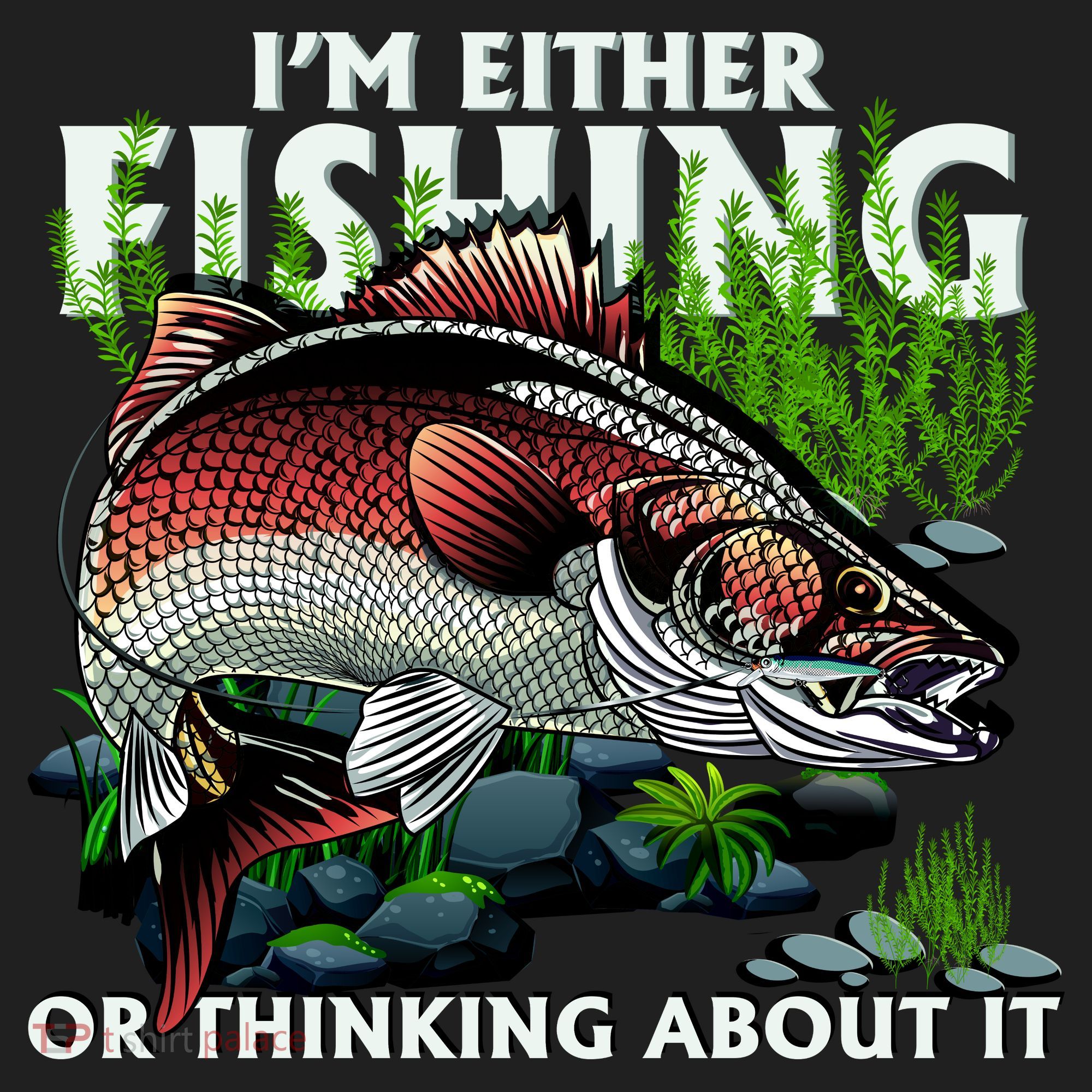 Funny Fishing Or Thinking About It Beanie