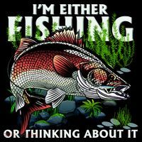 Funny Fishing Or Thinking About It Women's Hoodie thumb 2