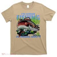 Funny Fishing Or Thinking About It T-Shirt thumb 0