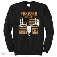 Freezer Full Of Good Aim Deer Hunting Season Hunter Dad Sweatshirt thumb 0