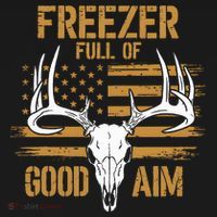 Freezer Full Of Good Aim Deer Hunting Season Hunter Dad Women's Hoodie thumb 2