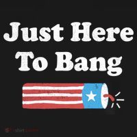 Funny Fourth Of July 4th Of July Im Just Here To Bang Long Women's Tank Top thumb 5