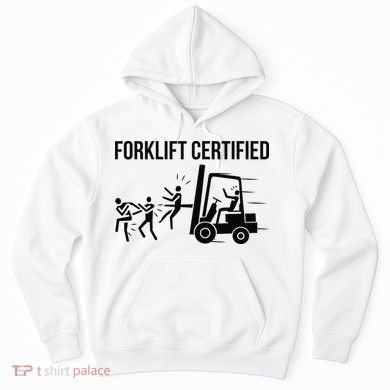 Funny Forklift Operator Forklift Certified Retro Vintage Hoodie