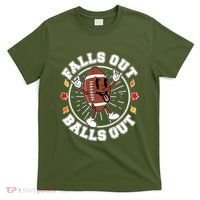 Funny Falls Out Balls Out Football Fall Season Sports Fan T-Shirt thumb 0