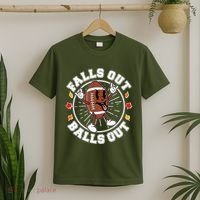 Funny Falls Out Balls Out Football Fall Season Sports Fan T-Shirt thumb 2