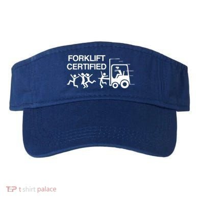 Funny Forklift Operator Forklift Certified Retro Vintage Visor