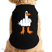 Funny Finger Of Disagree Swan Doggie Tank thumb 0