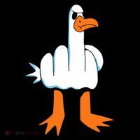 Funny Finger Of Disagree Swan Coffee Mug thumb 5