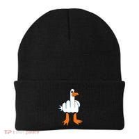 Funny Finger Of Disagree Swan Beanie thumb 0