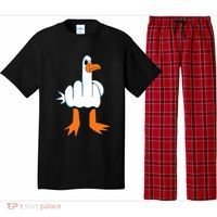 Funny Finger Of Disagree Swan Pajama Set thumb 0