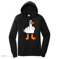 Funny Finger Of Disagree Swan Women's Hoodie thumb 0