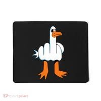 Funny Finger Of Disagree Swan Mousepad thumb 0