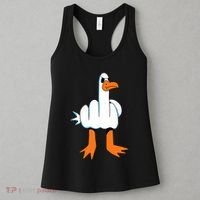 Funny Finger Of Disagree Swan Women's Tank Top thumb 3