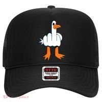 Funny Finger Of Disagree Swan Hat thumb 0