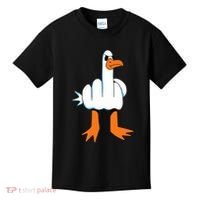 Funny Finger Of Disagree Swan Kids T-Shirt thumb 0