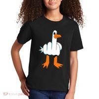 Funny Finger Of Disagree Swan Kids T-Shirt thumb 2