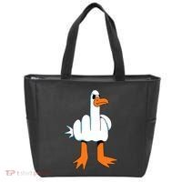 Funny Finger Of Disagree Swan Tote Bag thumb 0