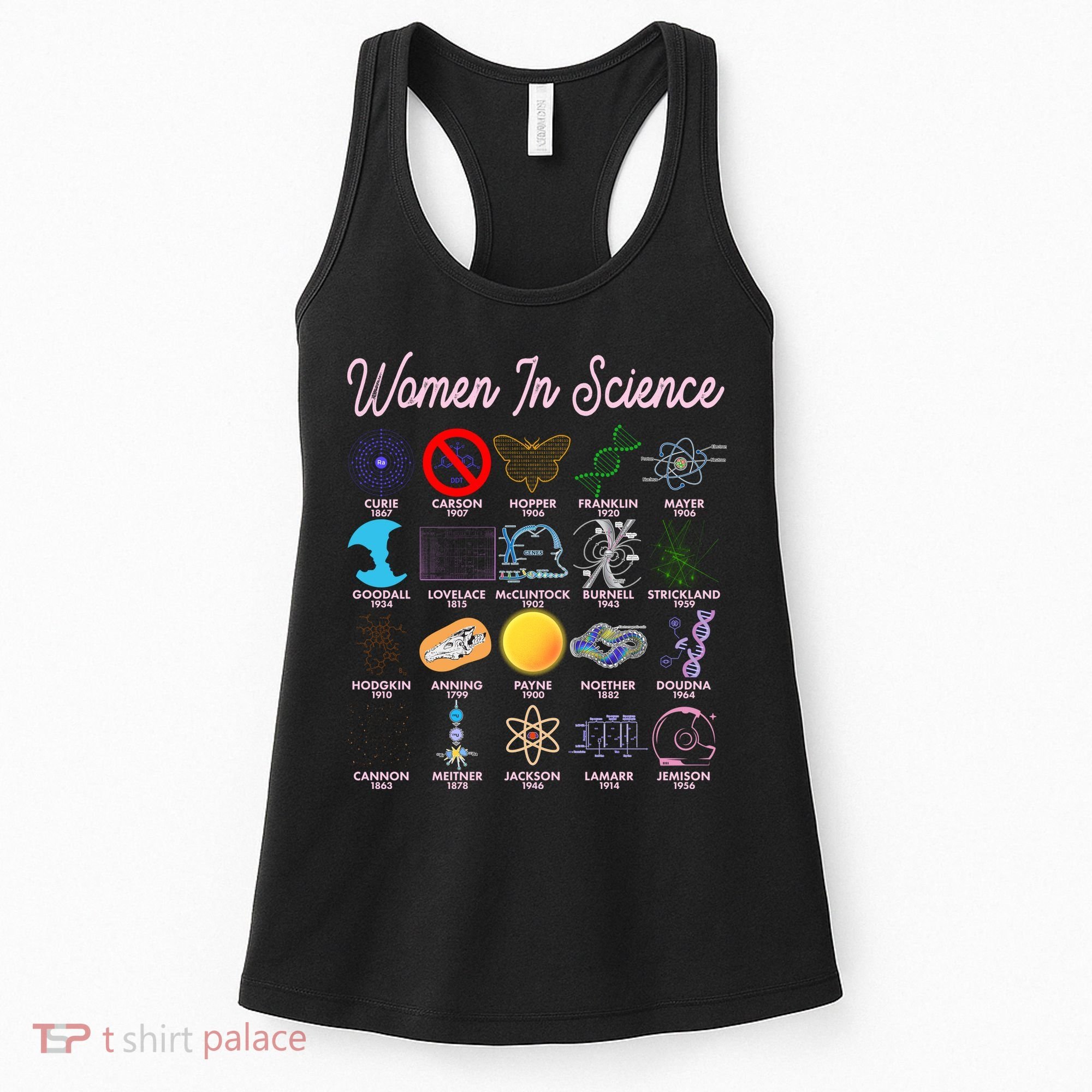 Famous Females Of Science Women's Tank Top