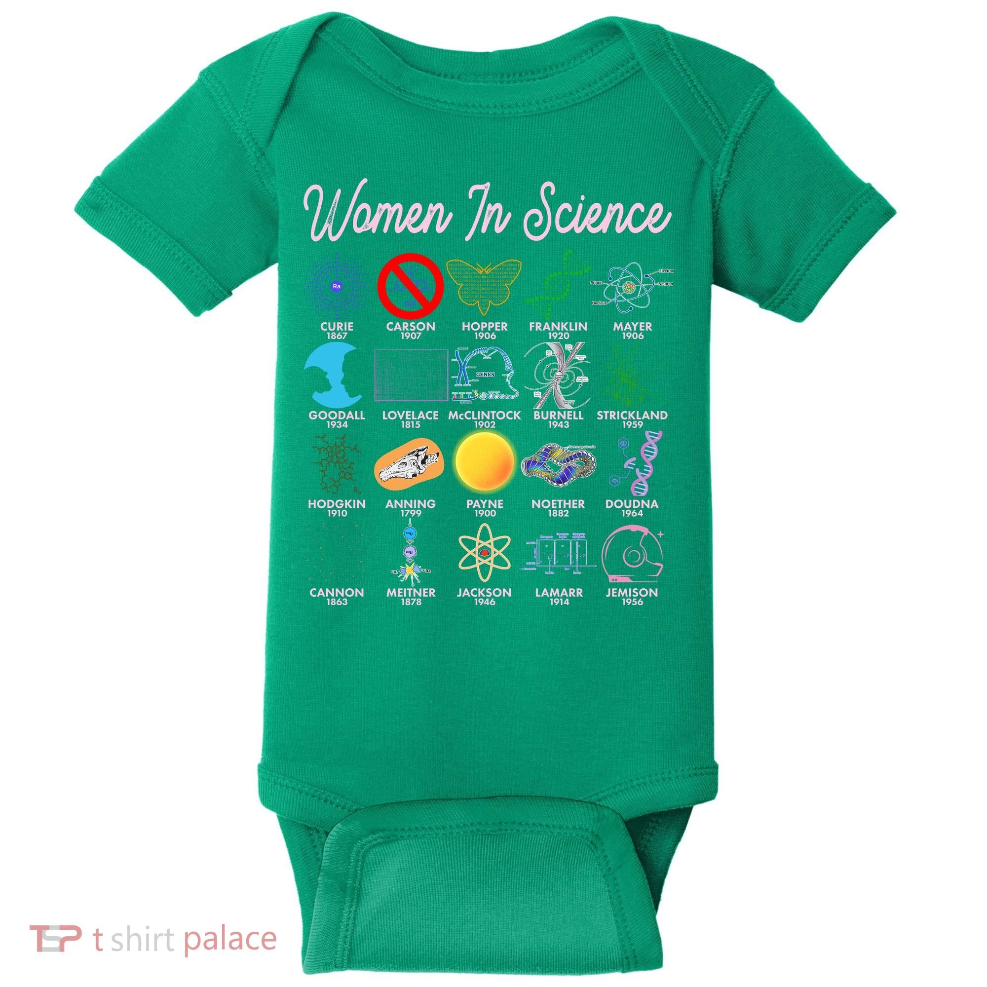 Famous Females Of Science Baby Bodysuit