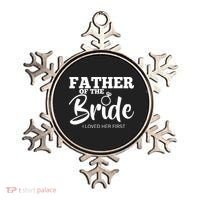 Funny Father Of The Bride Fatherly Love Dad Ornament thumb 0