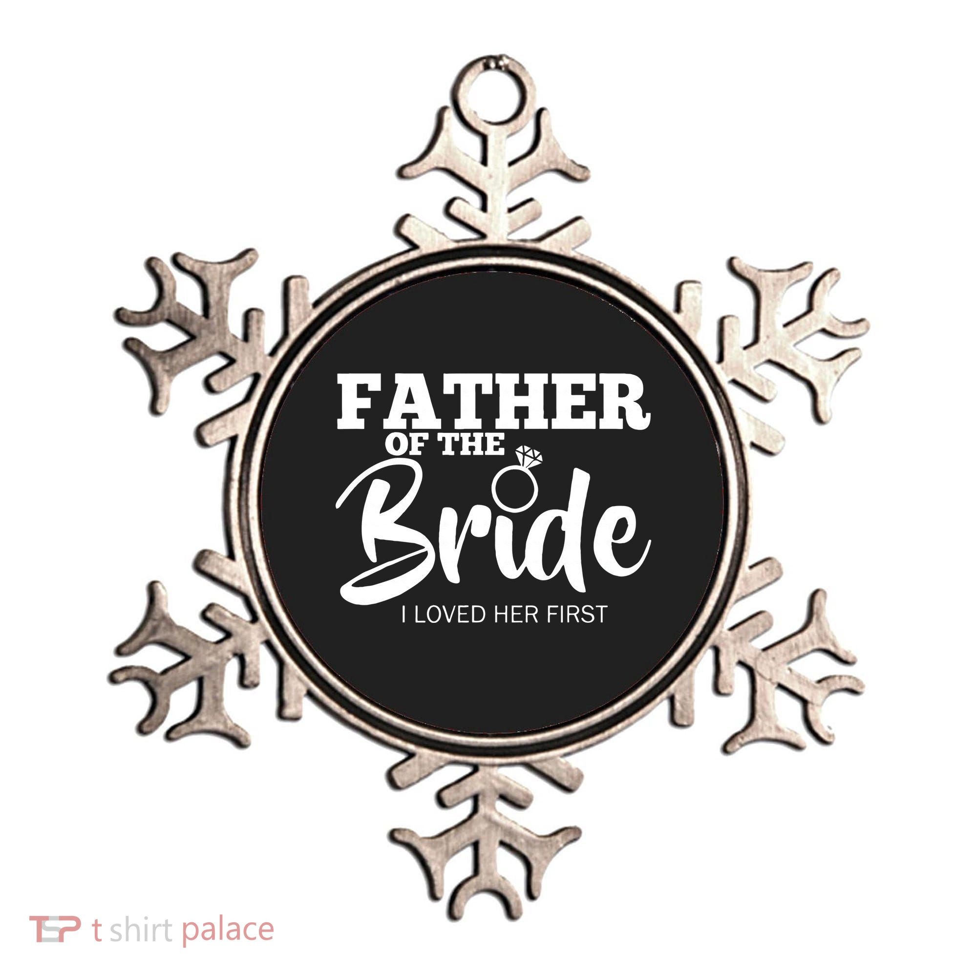 Funny Father Of The Bride Fatherly Love Dad Ornament