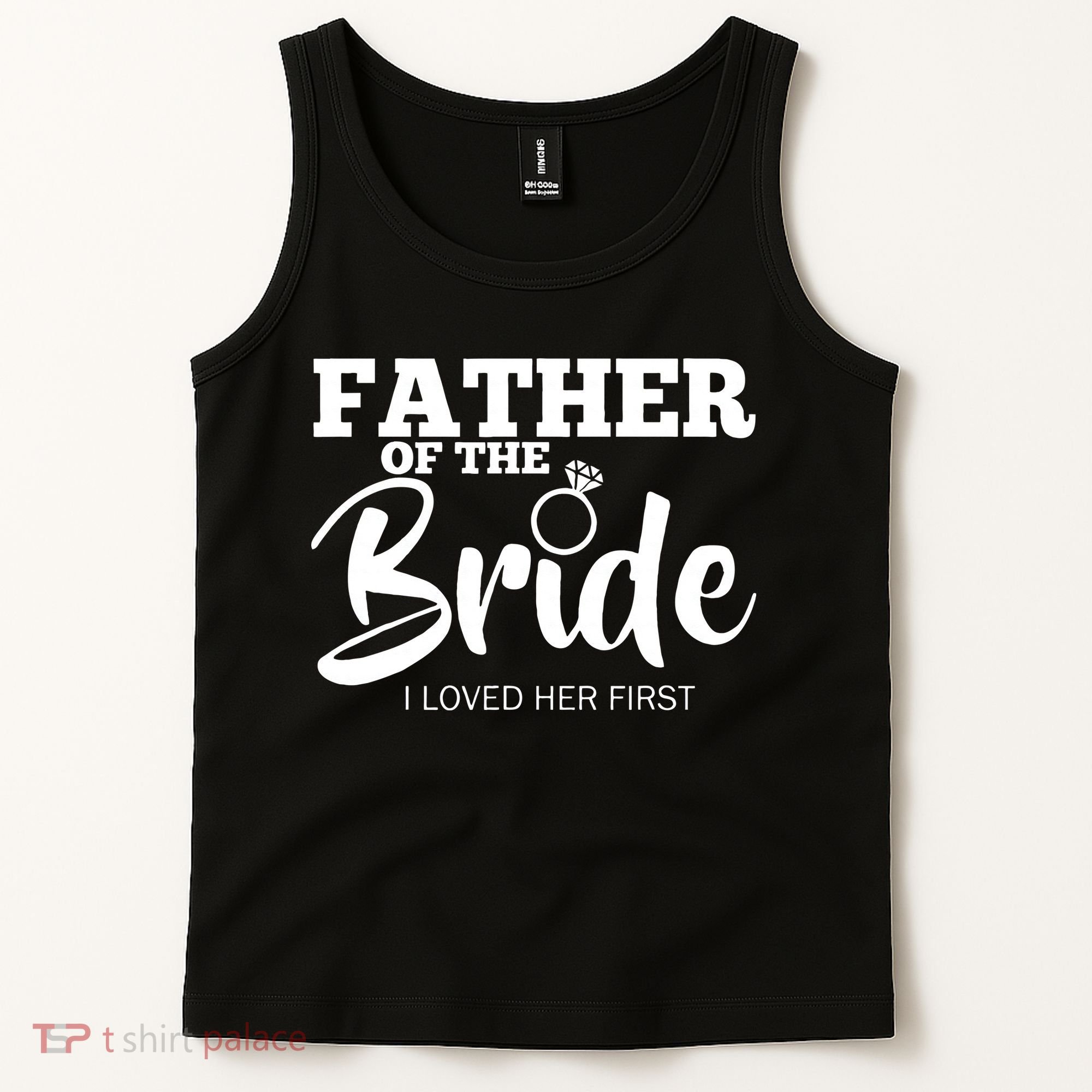 Funny Father Of The Bride Fatherly Love Dad Tank Top