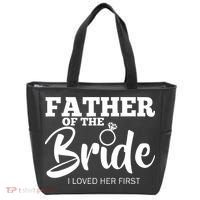 Funny Father Of The Bride Fatherly Love Dad Tote Bag thumb 0