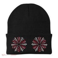Funny Fourth Of July Fireworks Beanie thumb 0