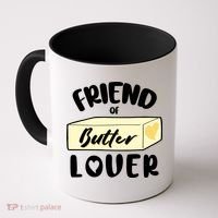 Funny Friend Of Butter Lover Matching Group Coffee Mug thumb 0