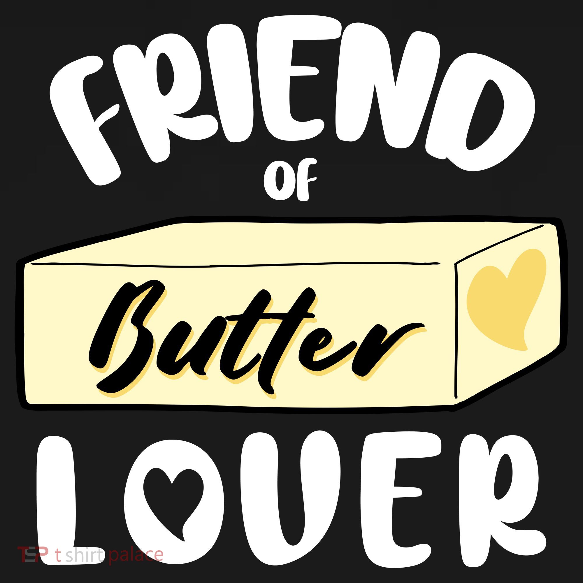 Funny Friend Of Butter Lover Matching Group Mousepad
