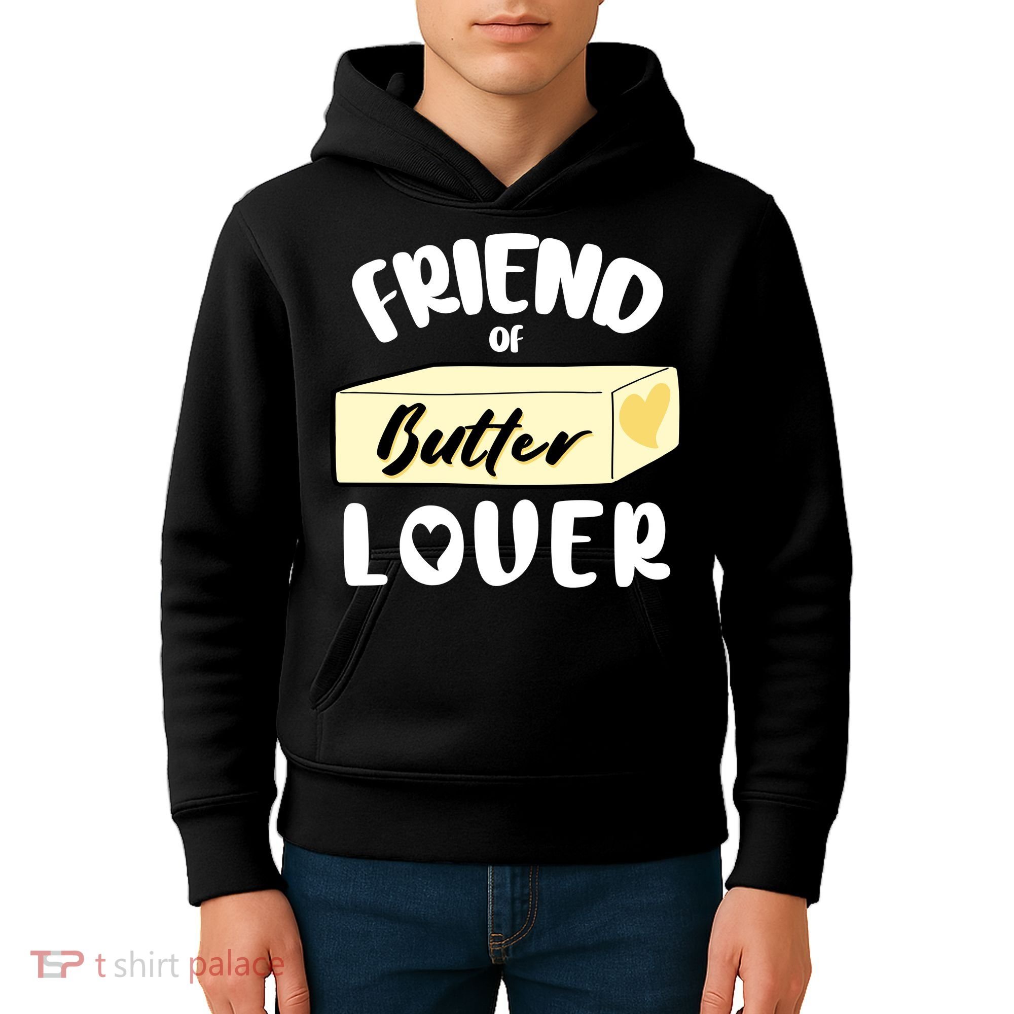 Funny Friend Of Butter Lover Matching Group Kids Hoodie